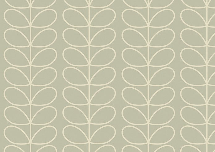 Orla Kiely Linear Stem, Pebble - Twist&Fit Roman Blind - Image 8